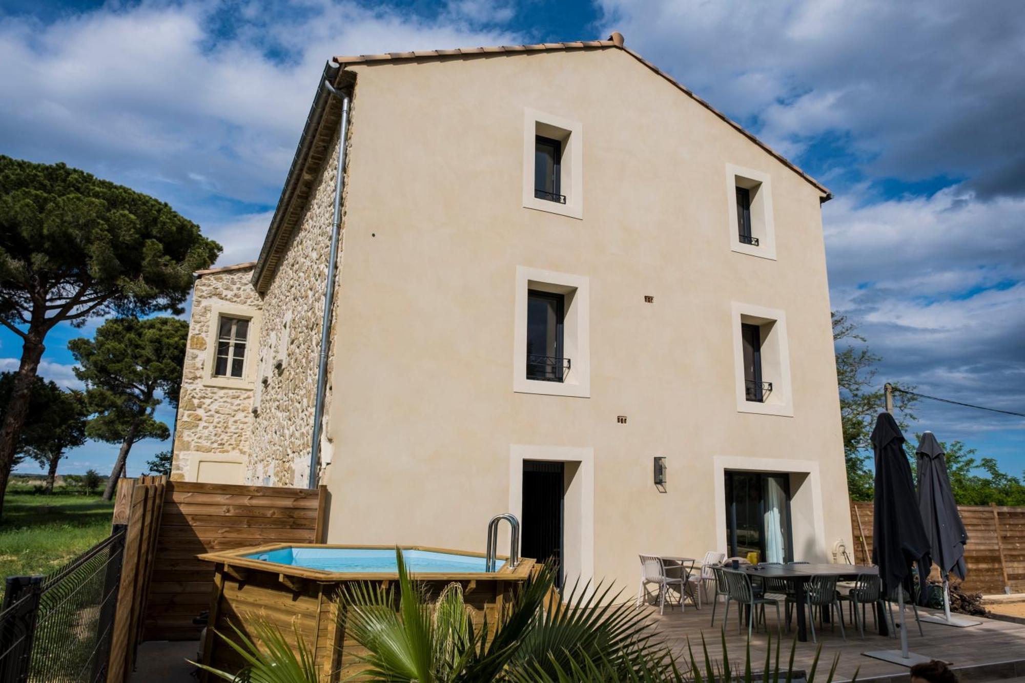 Domaine De Merins, 10 Couchages Avec Piscine, Face A La Riviere, A 4Km De La Plage Fleury  Eksteriør billede